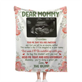 Bientôt, je serai câliné avec toi - Couverture photo personnalisée pour la famille - Cadeau de baby shower, cadeau pour la première maman